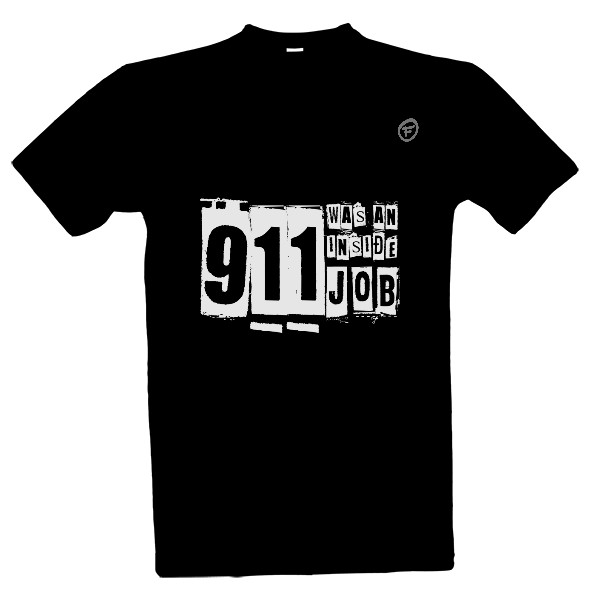 Tričko s potlačou 9/11 inside job