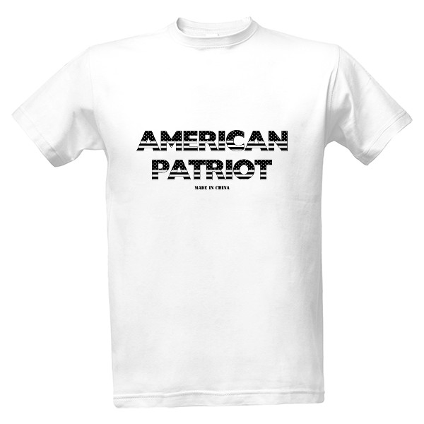 Tričko s potlačou american patriot