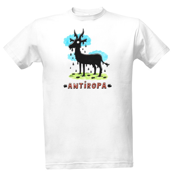 Tričko s potiskem Antiropa