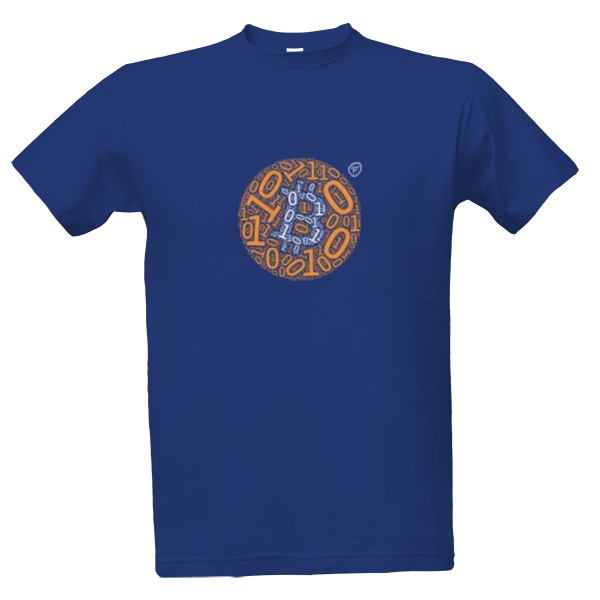 Tričko s potlačou Binary Bitcoin