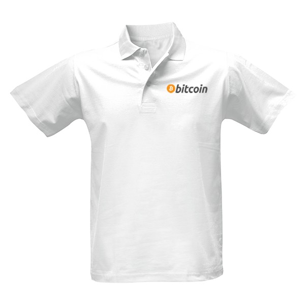 Pánská polokošile Single s potiskem bitcoin košile