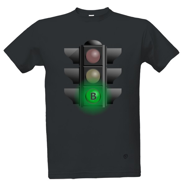 Tričko s potlačou Bitcoin má zelenou