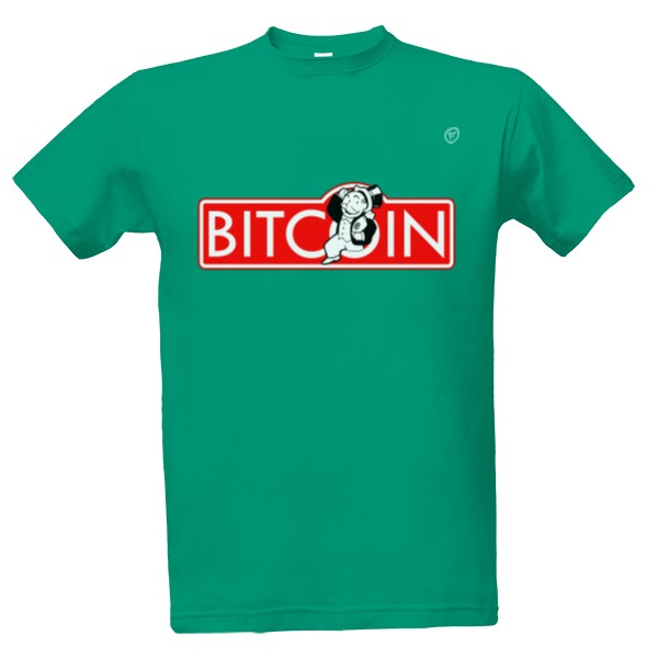 Tričko s potiskem Bitcoin - Monopoly
