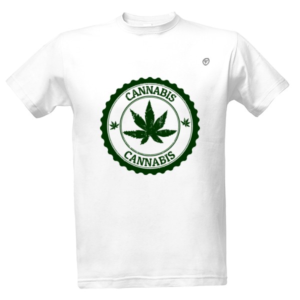 Tričko s potiskem Cannabis