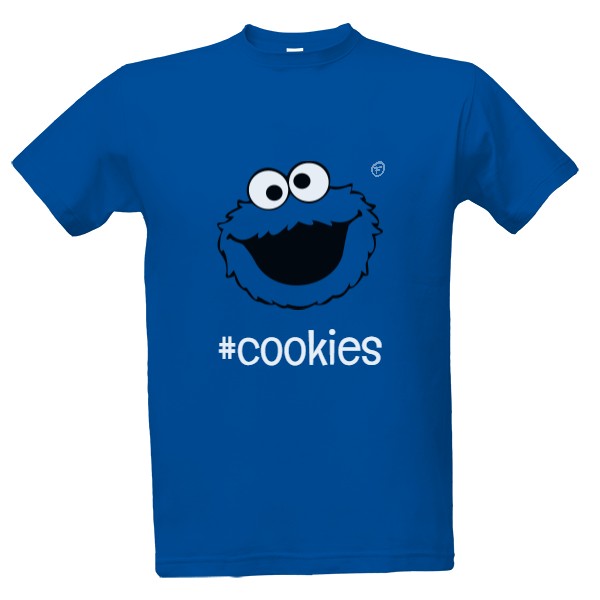 Tričko s potlačou cookie monster