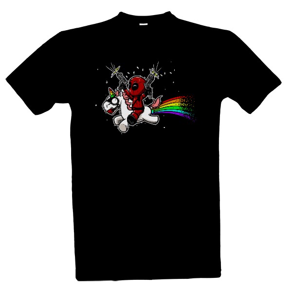 Tričko s potiskem Deadpool Unicorn