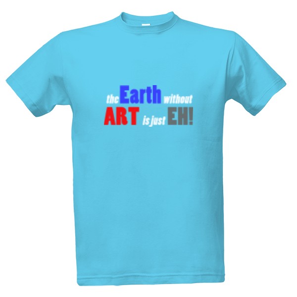 Tričko s potiskem Earth - art