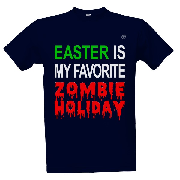 Tričko s potlačou Easter zombie holiday