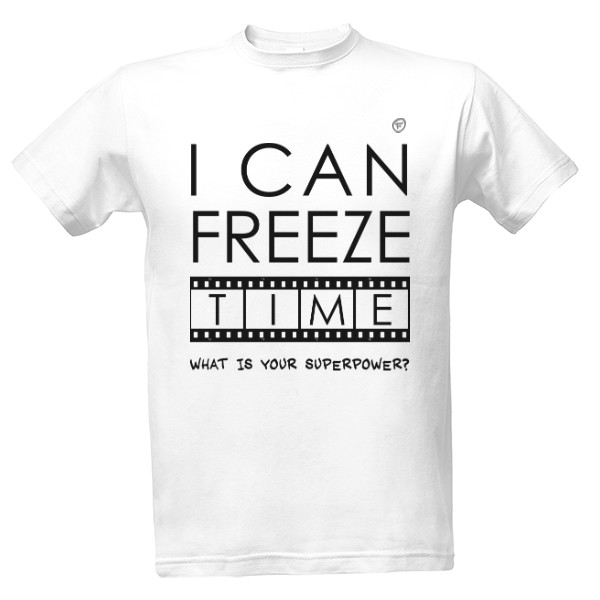 Tričko s potiskem Freeze time