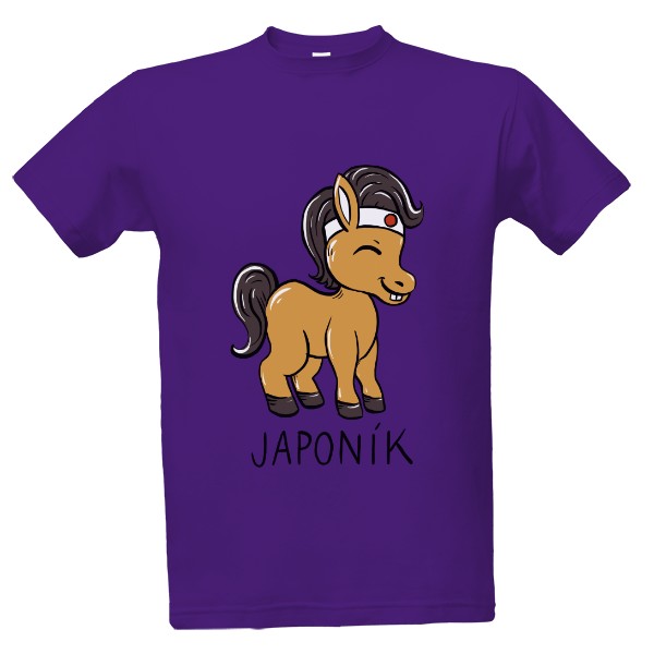 Tričko s potiskem Japoník