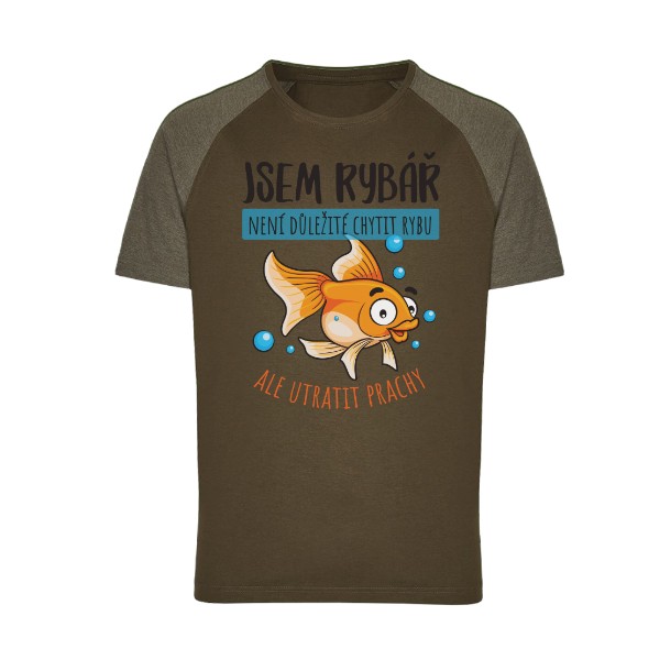 Tričko s potiskem Jsem rybář