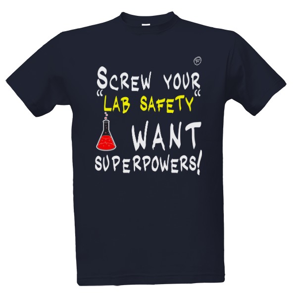 Tričko s potiskem lab safety