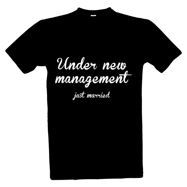 Tričko s potlačou management