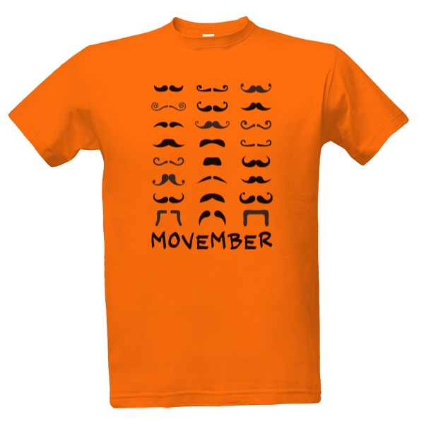 Tričko s potiskem Movember