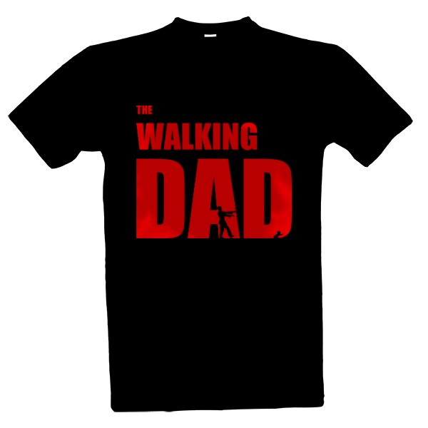 Tričko s potlačou The walking dad