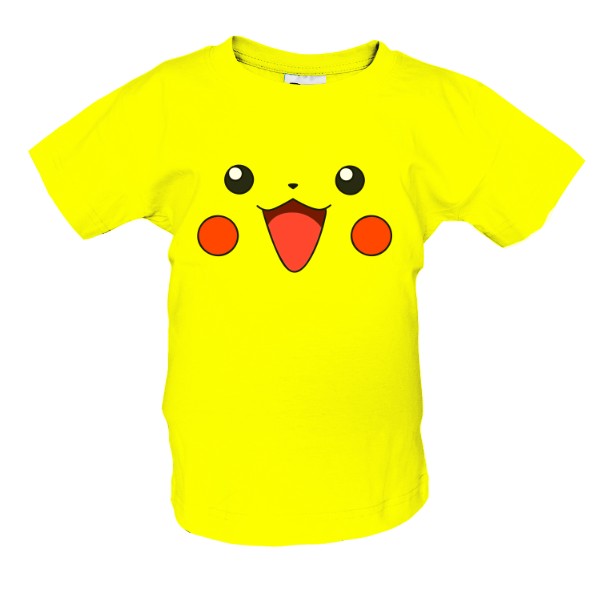 Tričko s potiskem pikachu face - dětské