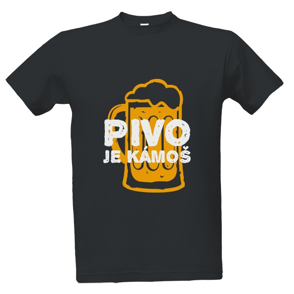 Tričko s potiskem Pivo je kámoš 2