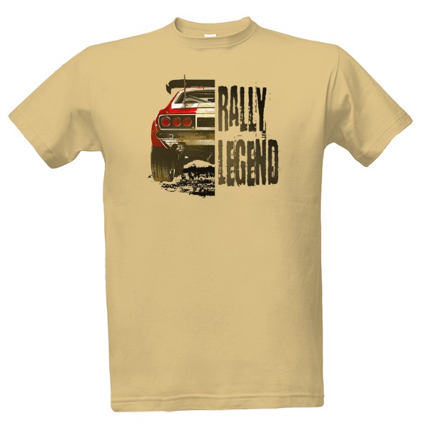 Tričko s potiskem Rally legend