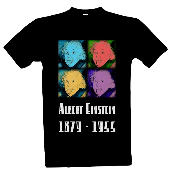 Tričko s potlačou Albert Einstein