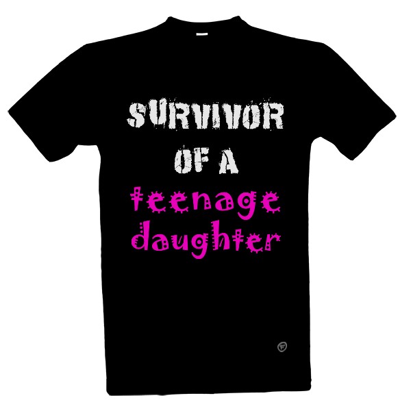 Tričko s potlačou Teenage survivor