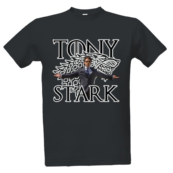 Tričko s potiskem Tony Stark