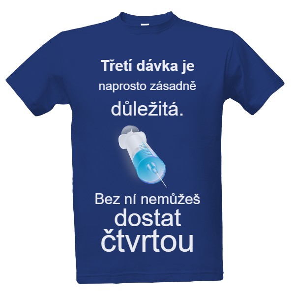 Tričko s potiskem vakcína